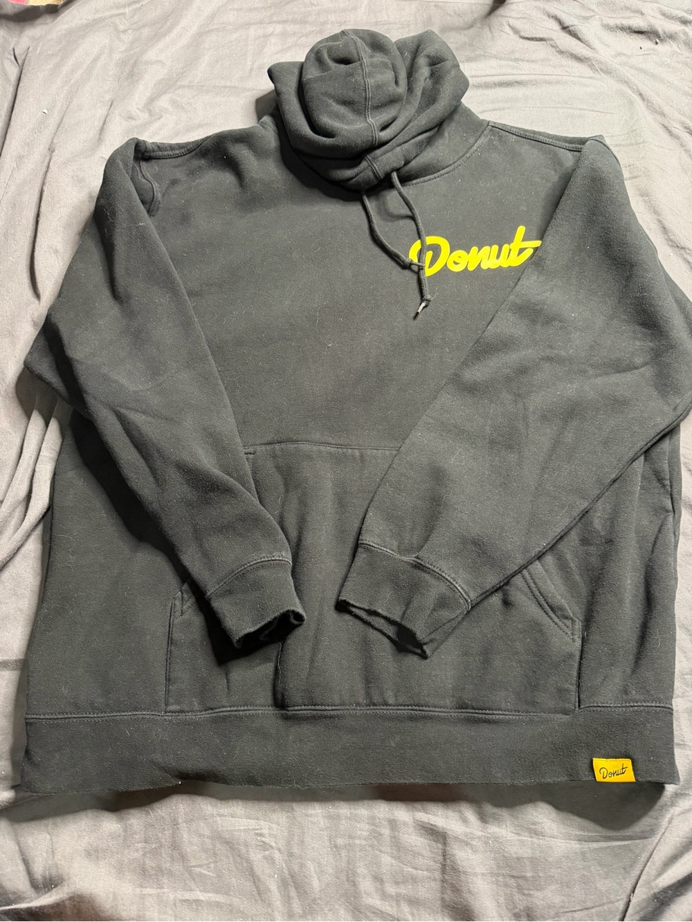 Black Pullover Hoodie for Men
